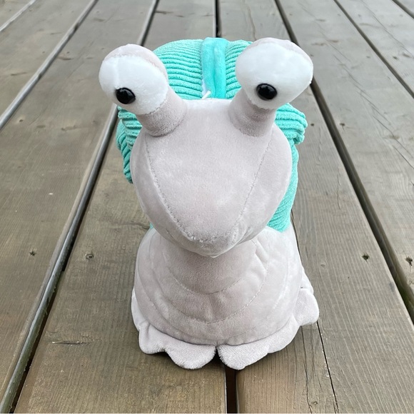 Scentsy Buddy Sia the Snail Retired Stuffed Plush Aqua Gray with Scent Pack - Picture 4 of 11